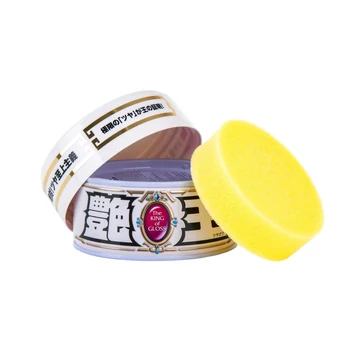 Soft99 The King Of Gloss White Wax - fehér és világos autókhoz (300 g)