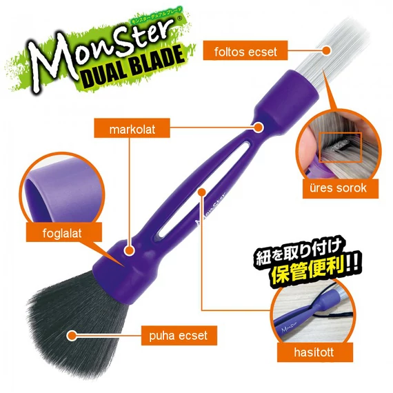 PS MonSter Dual Blade – kétoldalú ecset