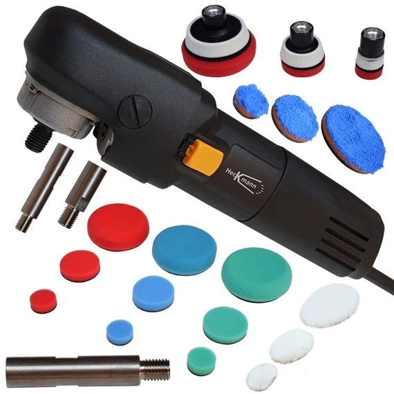HECKMANN HK-801 Rotációs Polírozógép 75/50/30mm rögzítőtárcsával