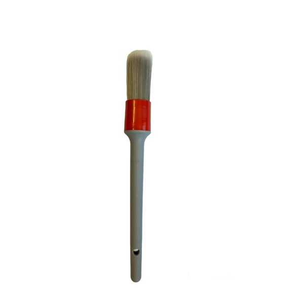 Autókozmetikai Ecset 18mm (Szürke-Piros)